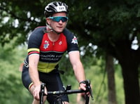 Firefighter Phil Barton completes 550-mile charity bike ride