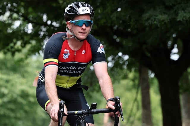 Firefighter Phil Barton completes 550-mile charity bike ride