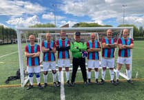 Farnham Town Flares finish runners-up at Hampshire FA Walking Football Cup