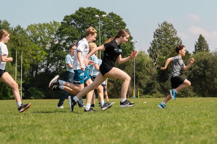 Youngsters enjoying the session