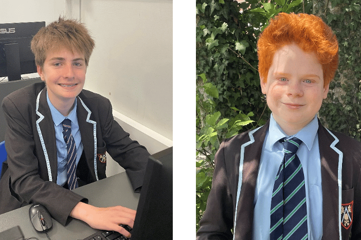 The pupils from Ash Manor School who have reached the BAFTA game design finals.