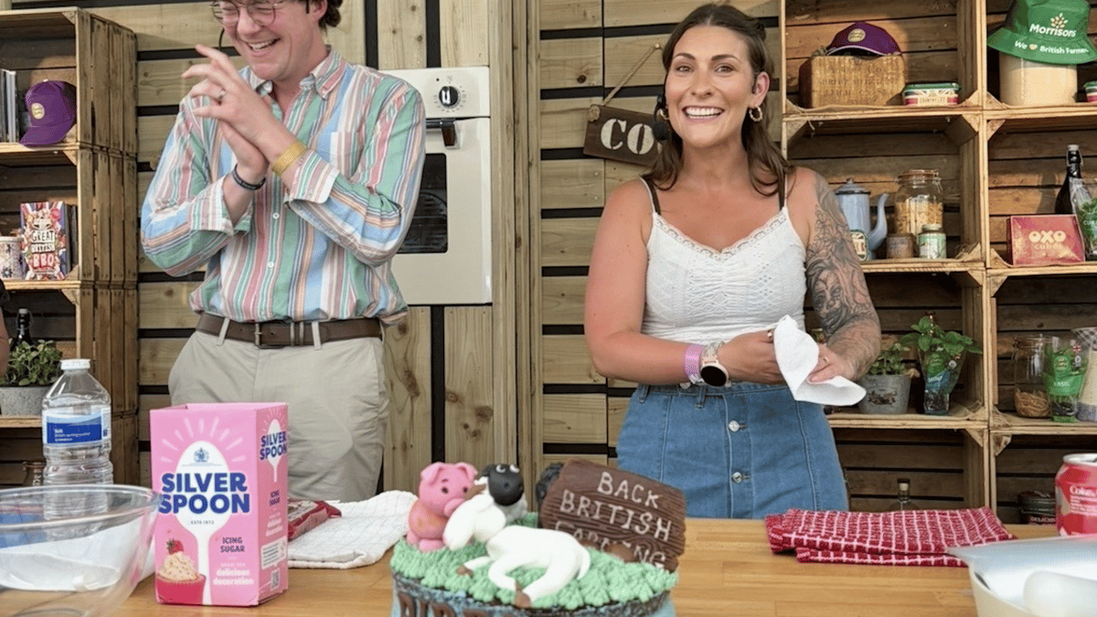Farm-themed cake wins big competition for Ropley baker