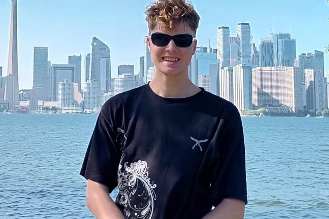 Hugo Doven, pictured in Toronto, who died after being swept out to sea near Durham.