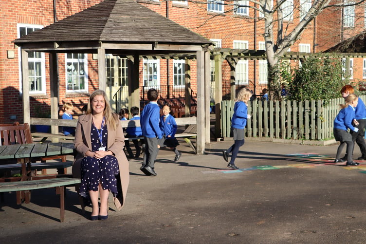South Farnham School head teacher Esther Franks