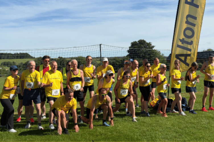 The Alton Runners team at the Alresford 10k, June 21st 2026.