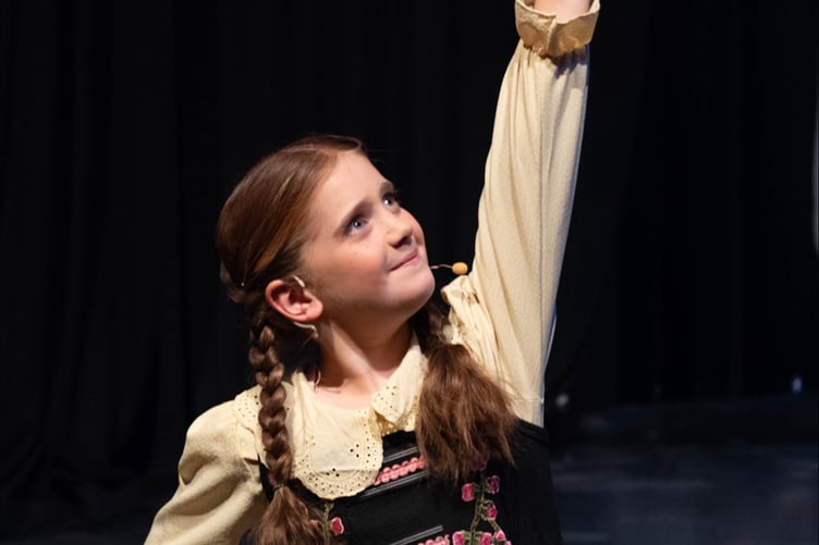 Elsie-Marie Moody as Young Anna in Frozen - The West End Musical, July 2026.