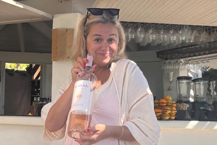 Harriet Hargreaves of Farnham when she used to drink.