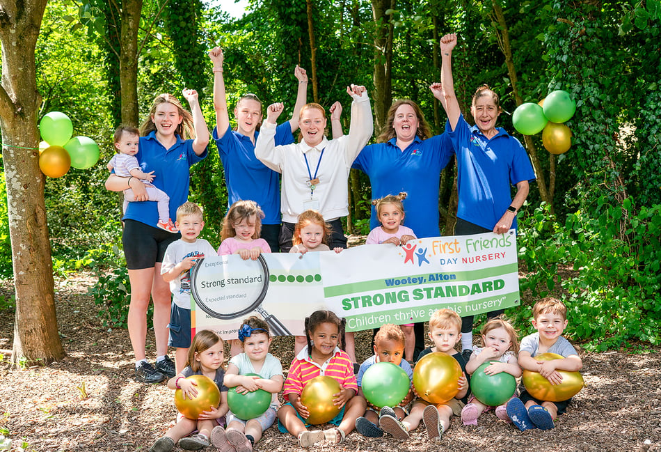 <p>The First Friends Day Nursery on the Wootey schools site is celebrating its Strong Standard rating from Ofsted (Photo: Captured By Claridge).</p>