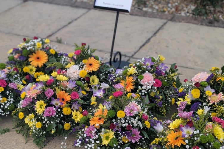 Pam Bradford funeral flowers