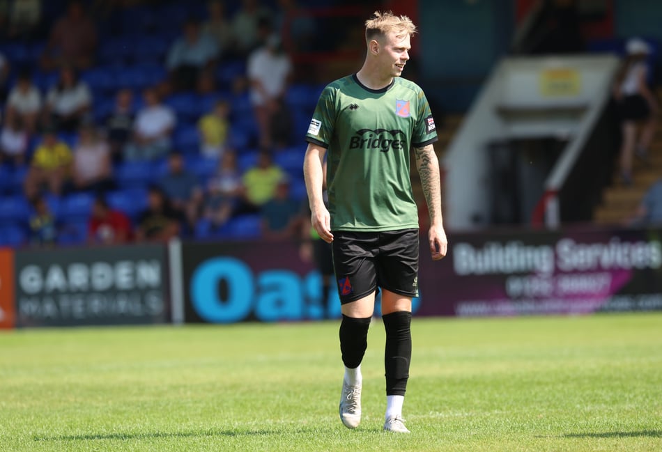<p>Brody Peart scored Aldershot Town's opening goal (Photo: Ian Morsman)</p>