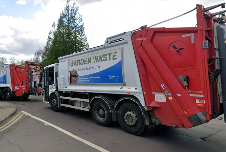 Biffa lorries by its Waverley depot.