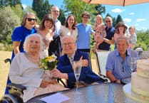 Diamond anniversary blessing brings joy to dementia care home couple