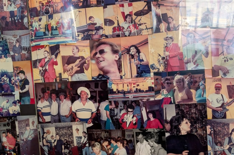 Photos of Ash pub landlord Mike Armitage throughout the years.