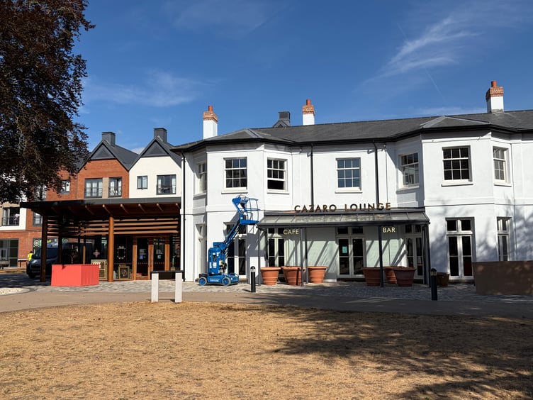 Cazaro Lounge in Brightwells before its opening.
