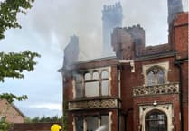 Former care home destroyed in huge blaze in Rake