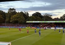 Tristan Abrahams' hat-trick fires Aldershot Town to impressive National League win against Harrogate Town