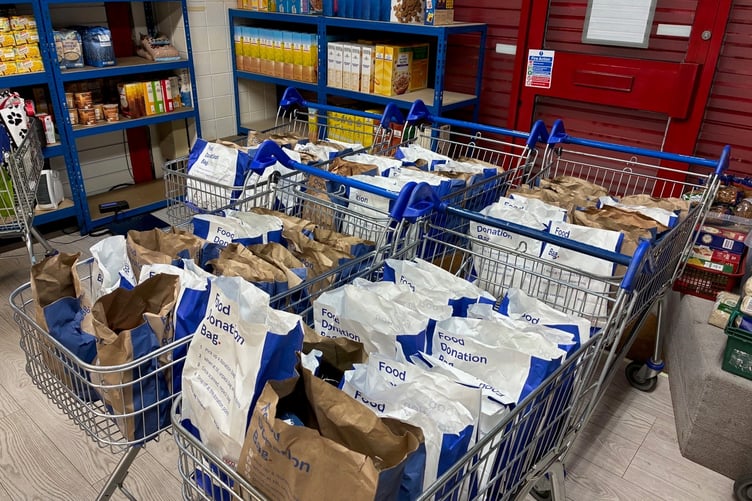 Bordon Food Bank Tesco Groceries