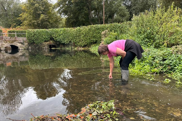 AH Lorna Woodcraft Taking Sample Holybourne