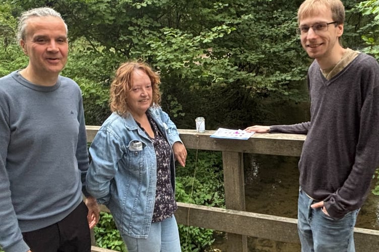 James Hogan, Michelle Cave and Dan Bouette