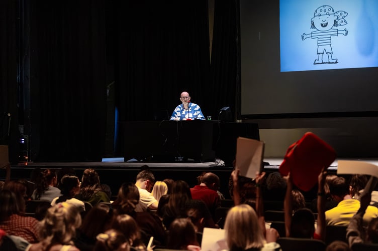 Illustrator and author Nick Sharratt at Farnham Maltings.