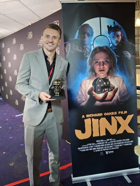 Christopher Mulvin wins Best Supporting Actor  at the British Horror Film Festival 2026