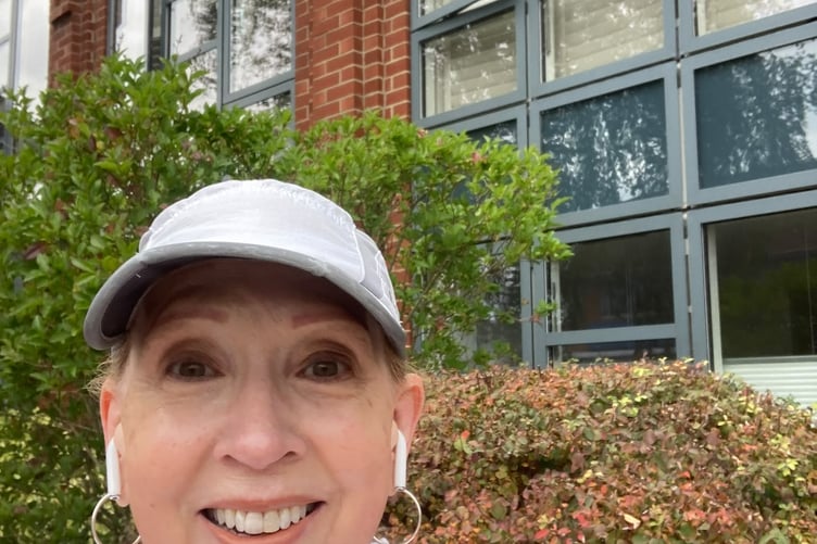 Maureen Black on a run before her accident