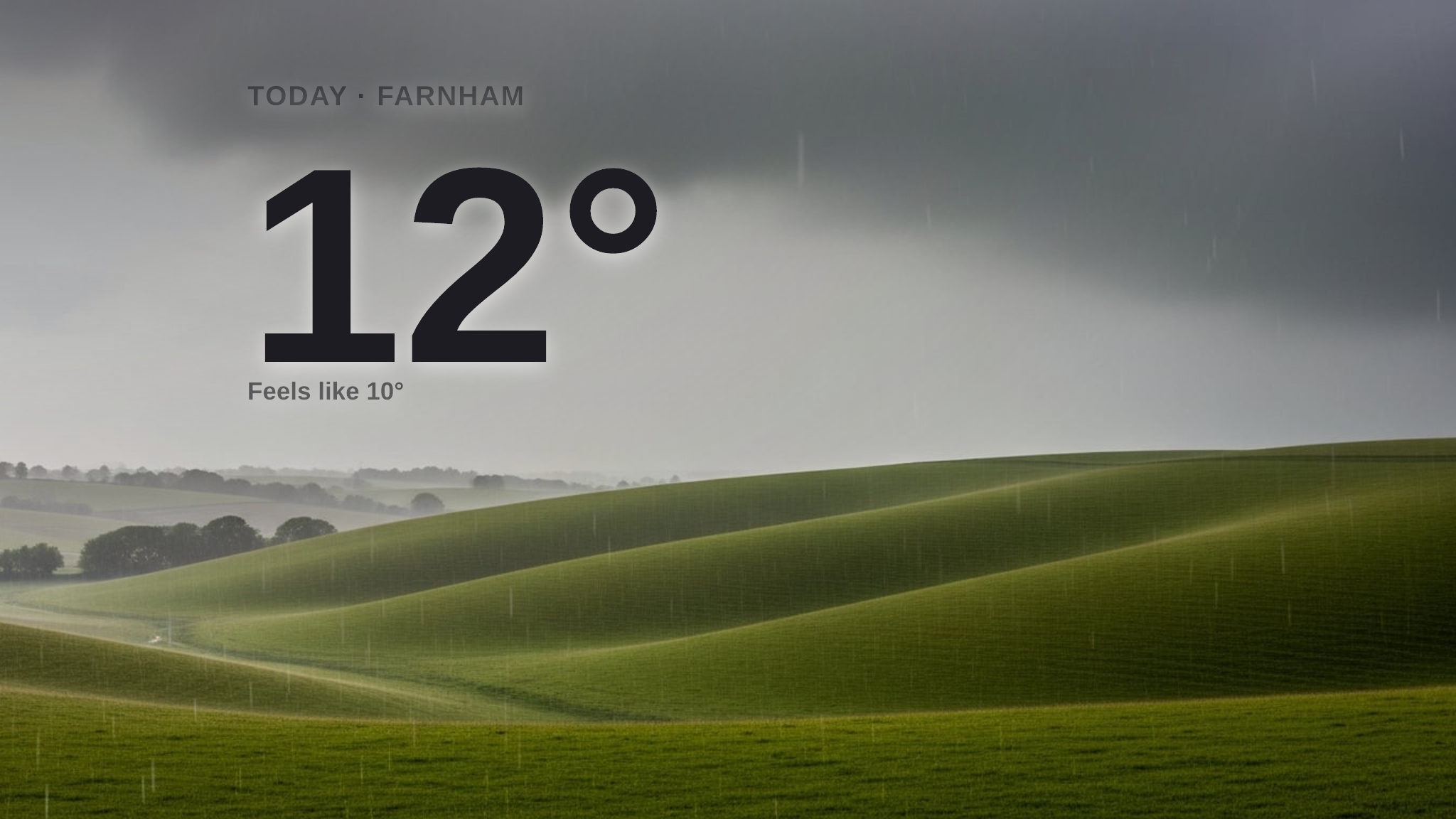 Heavy rain on the way for Farnham - here's your Friday forecast