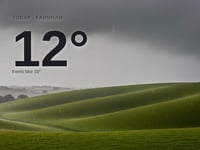 Farnham: heavy rain, high of 12°C on Friday
