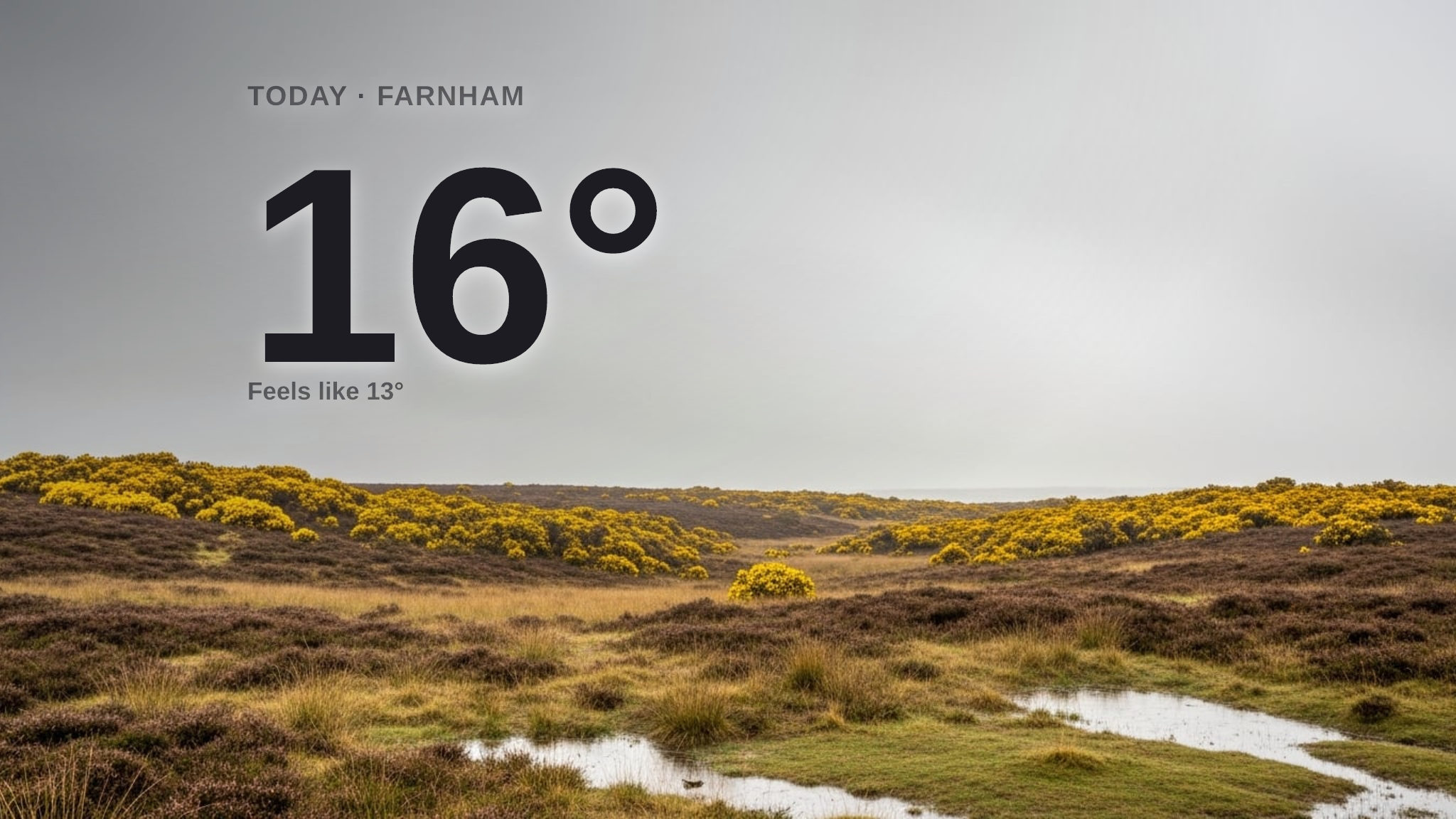Rain on the way for Farnham today - here's your Monday forecast