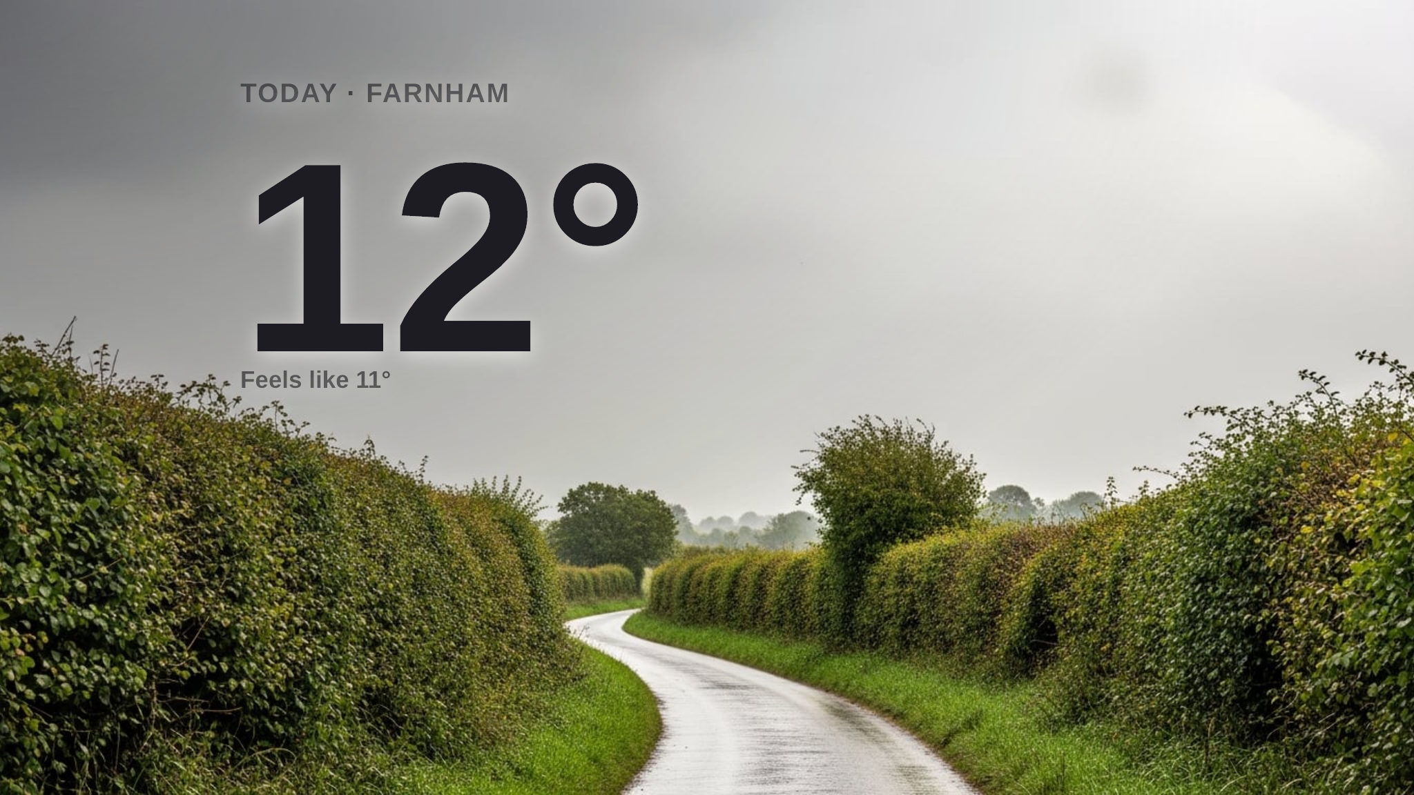 Rain on the way for Farnham today - here's your Tuesday forecast