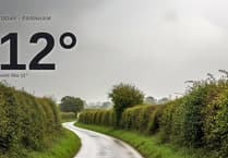 Rain on the way for Farnham today - here's your Tuesday forecast