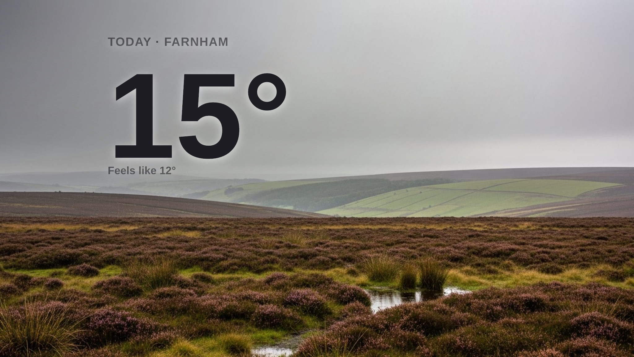 Patchy rain on the way for Farnham - here's your Tuesday forecast