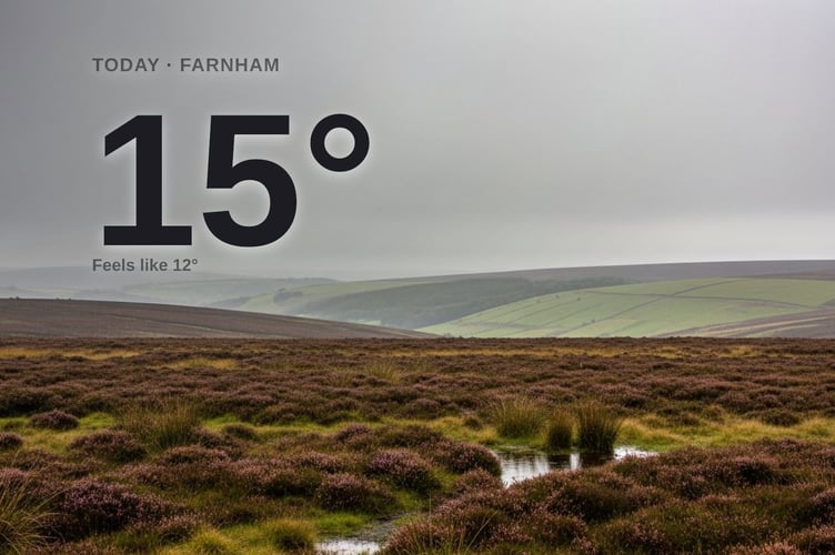 Farnham weather: cloudy Tuesday with patchy rain possible and a high of 15°C