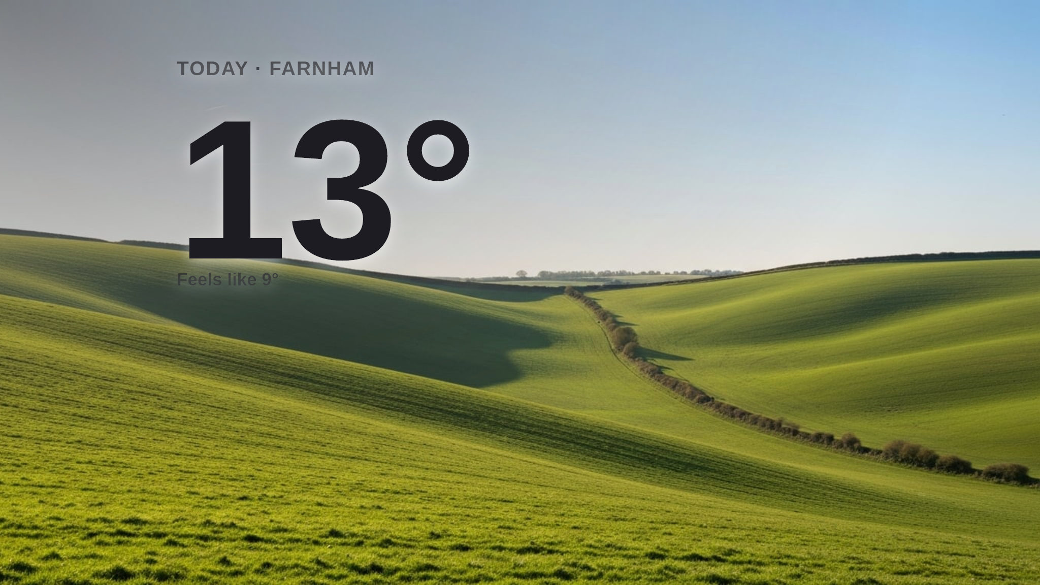Sunshine and warmth for Farnham today - here's what to expect