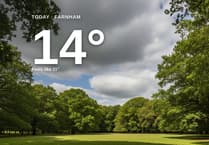 Partly cloudy skies for Farnham today - here's your Monday forecast